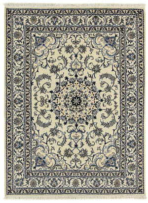 Persisk tæppe - Nain - 204 x 150 cm - beige