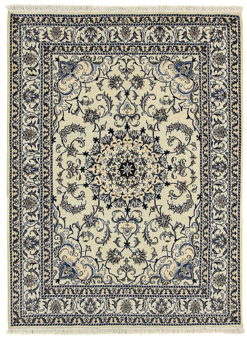 Persisk tæppe - Nain - 204 x 150 cm - beige
