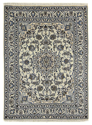Persisk tæppe - Nain - 197 x 147 cm - beige
