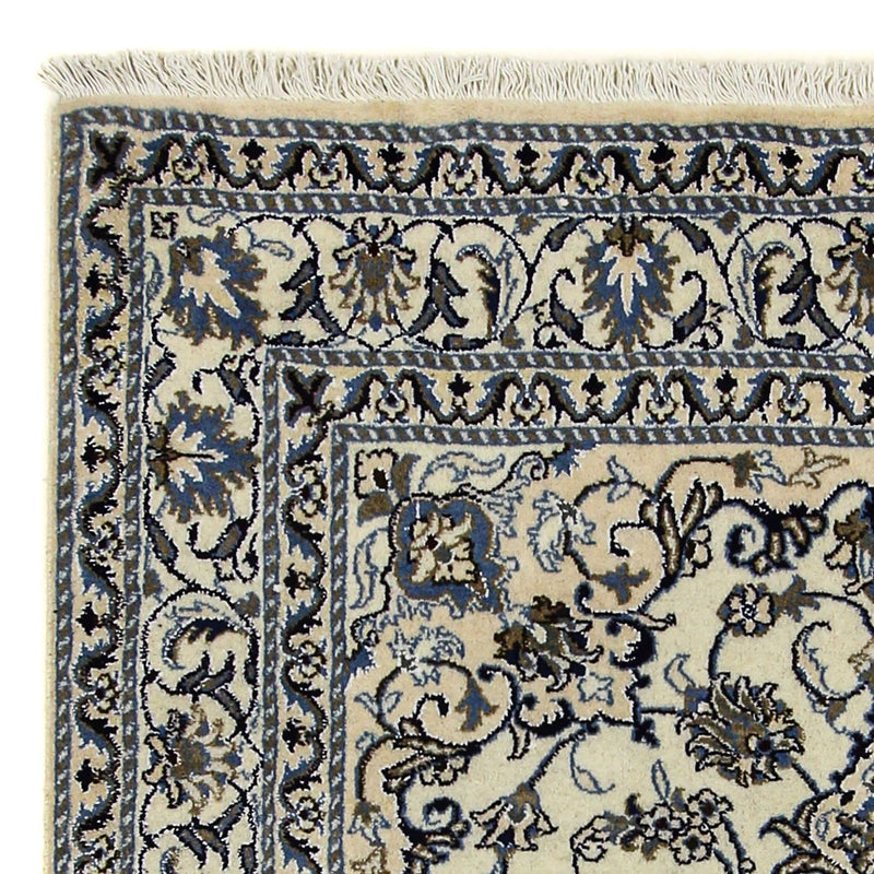 Persisk tæppe - Nain - 197 x 147 cm - beige