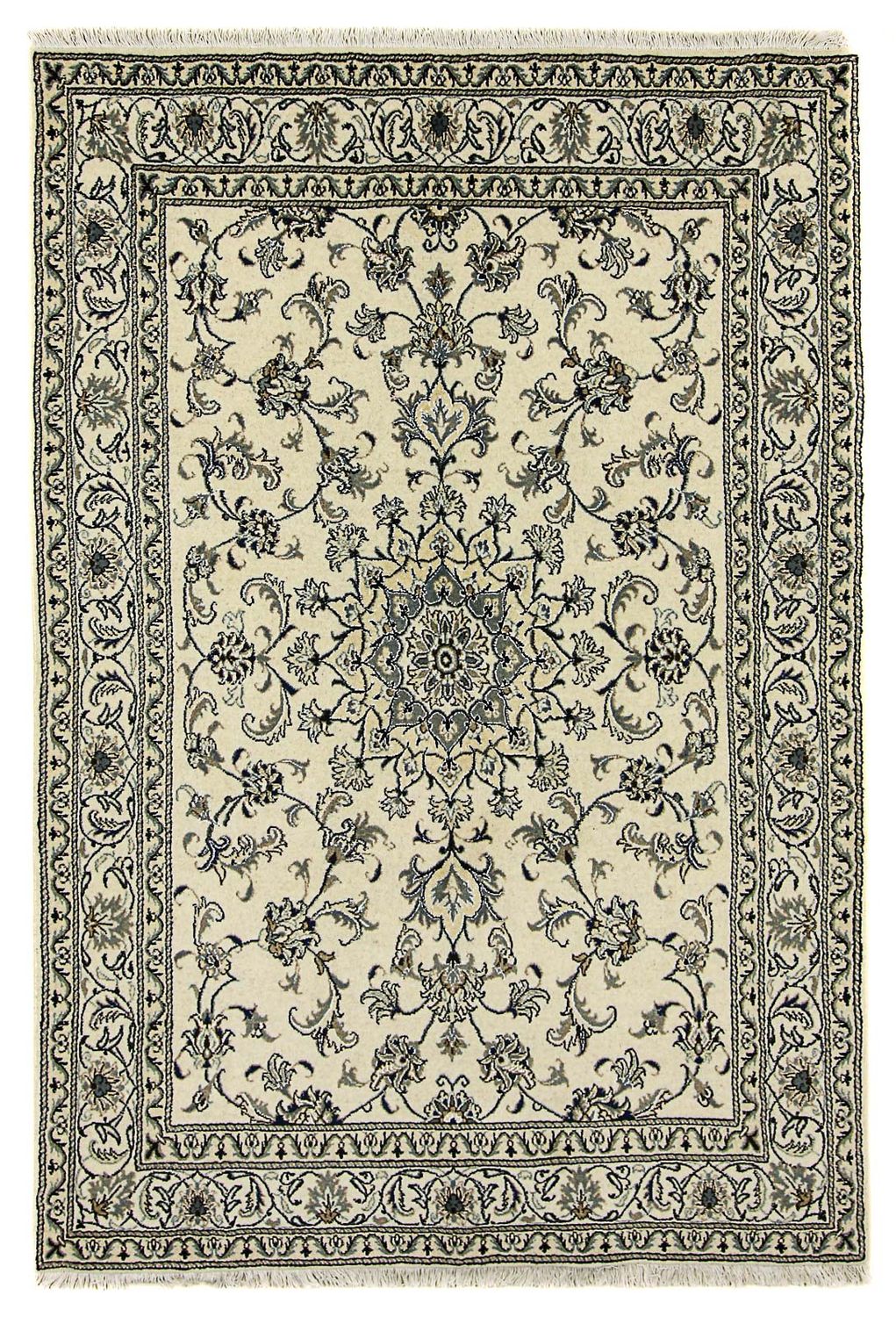 Persisk tæppe - Nain - 230 x 165 cm - beige