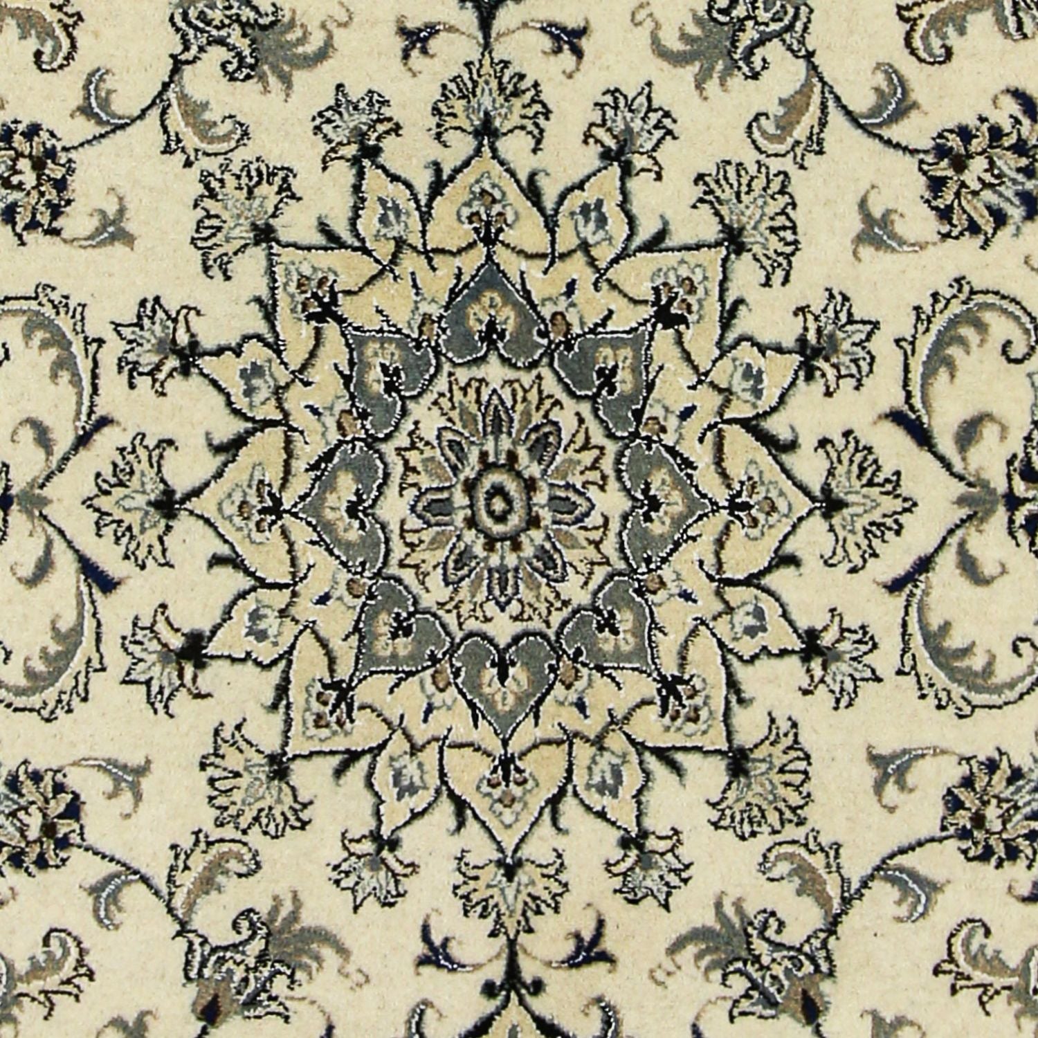 Persisk tæppe - Nain - 230 x 165 cm - beige