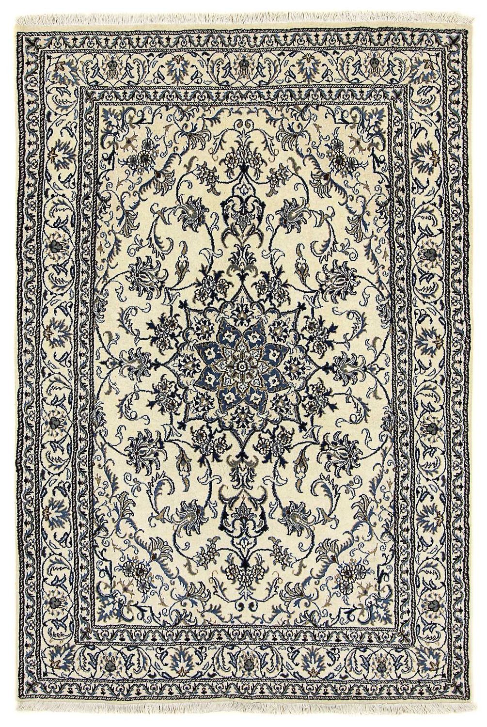 Persisk tæppe - Nain - 238 x 164 cm - beige