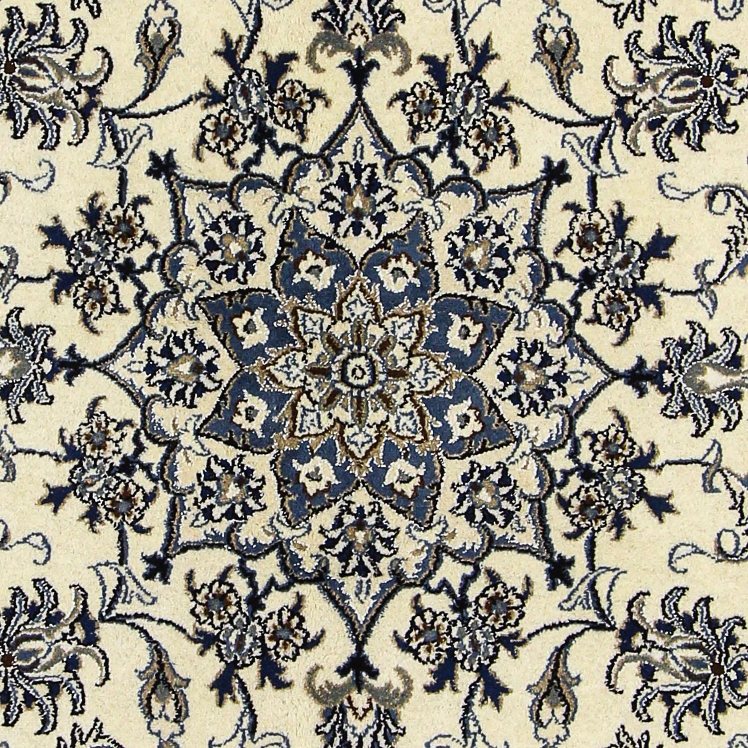Persisk tæppe - Nain - 238 x 164 cm - beige