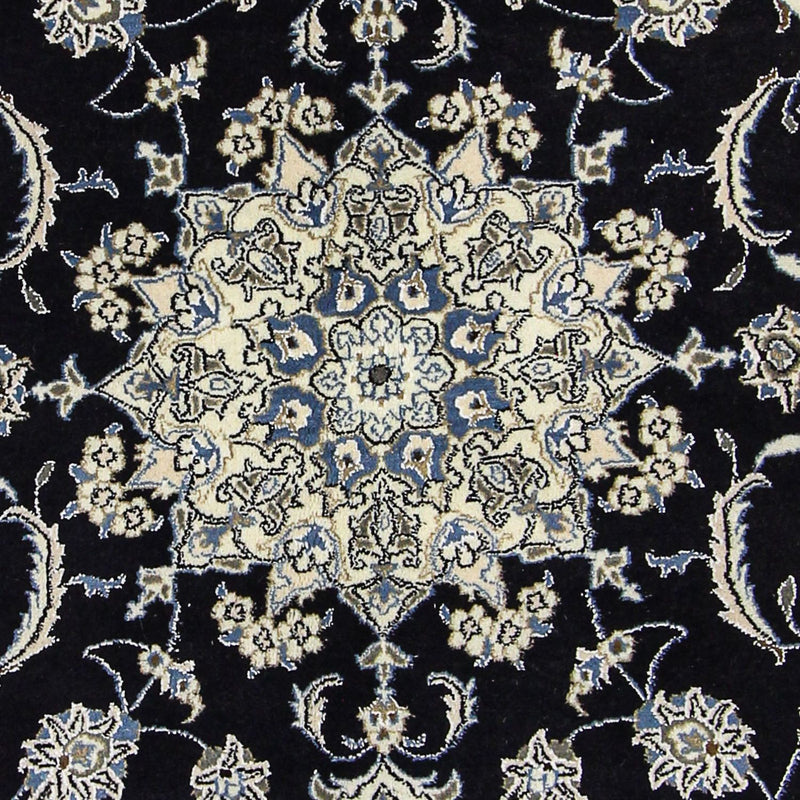 Persisk tæppe - Nain - 226 x 167 cm - mørkeblå