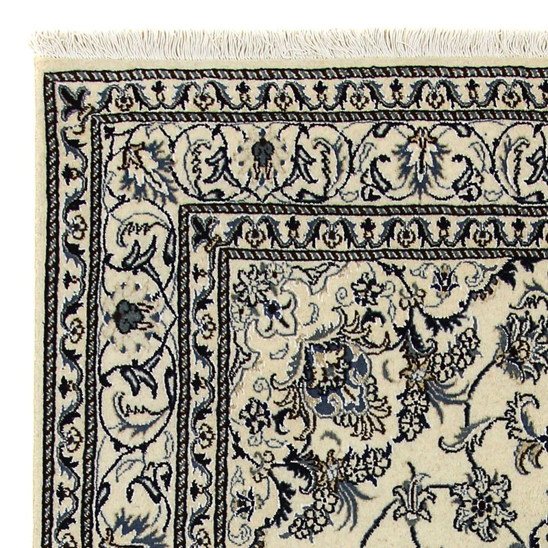Persisk tæppe - Nain - 235 x 165 cm - beige