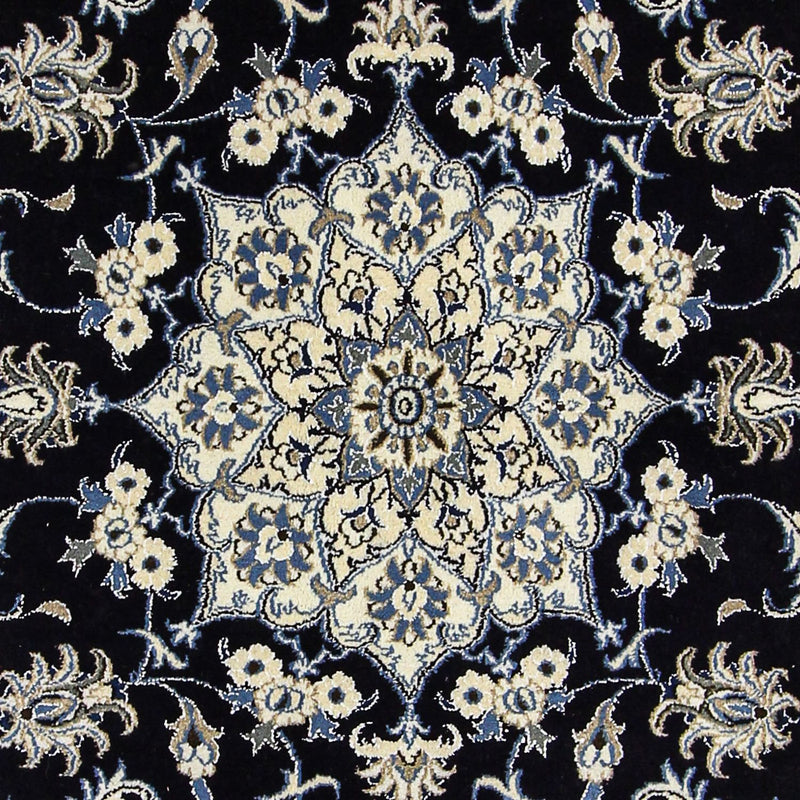 Persisk tæppe - Nain - 235 x 165 cm - mørkeblå