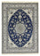 Persisk tæppe - Nain - 236 x 168 cm - blå