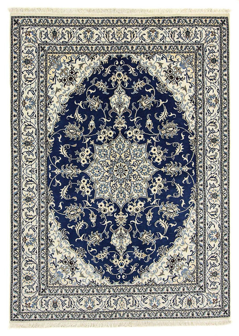 Persisk tæppe - Nain - 236 x 168 cm - blå