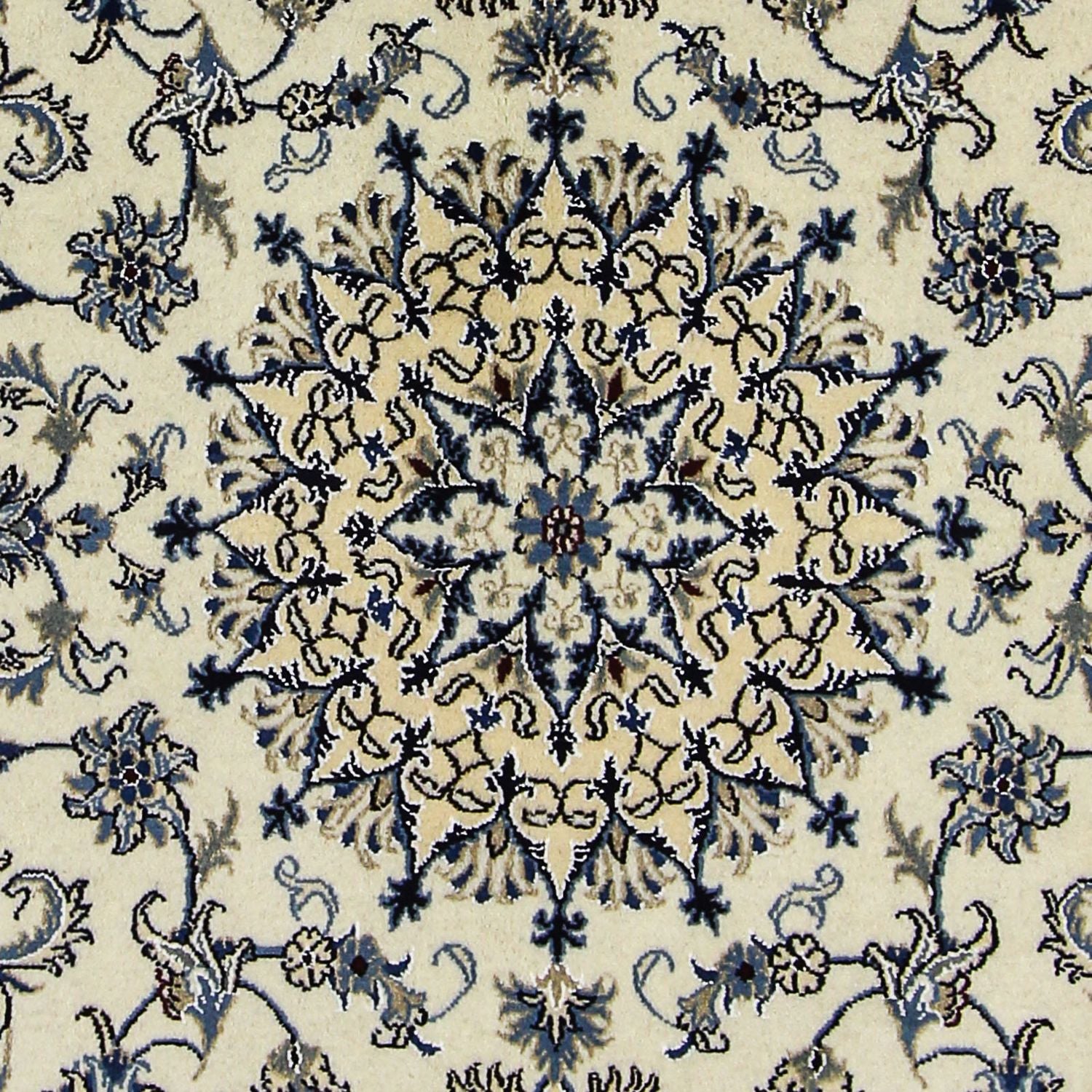 Persisk tæppe - Nain - 238 x 168 cm - beige