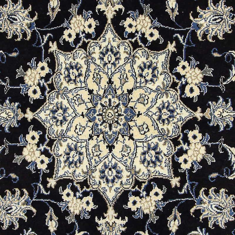 Persisk tæppe - Nain - 240 x 166 cm - mørkeblå