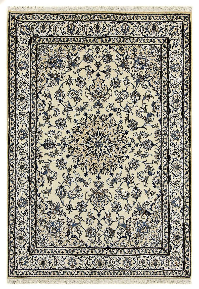 Persisk tæppe - Nain - 240 x 167 cm - beige