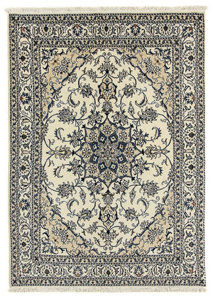 Persisk tæppe - Nain - 232 x 165 cm - beige