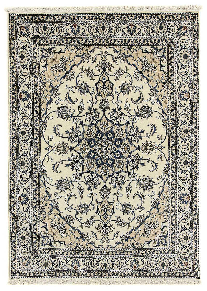 Persisk tæppe - Nain - 232 x 165 cm - beige