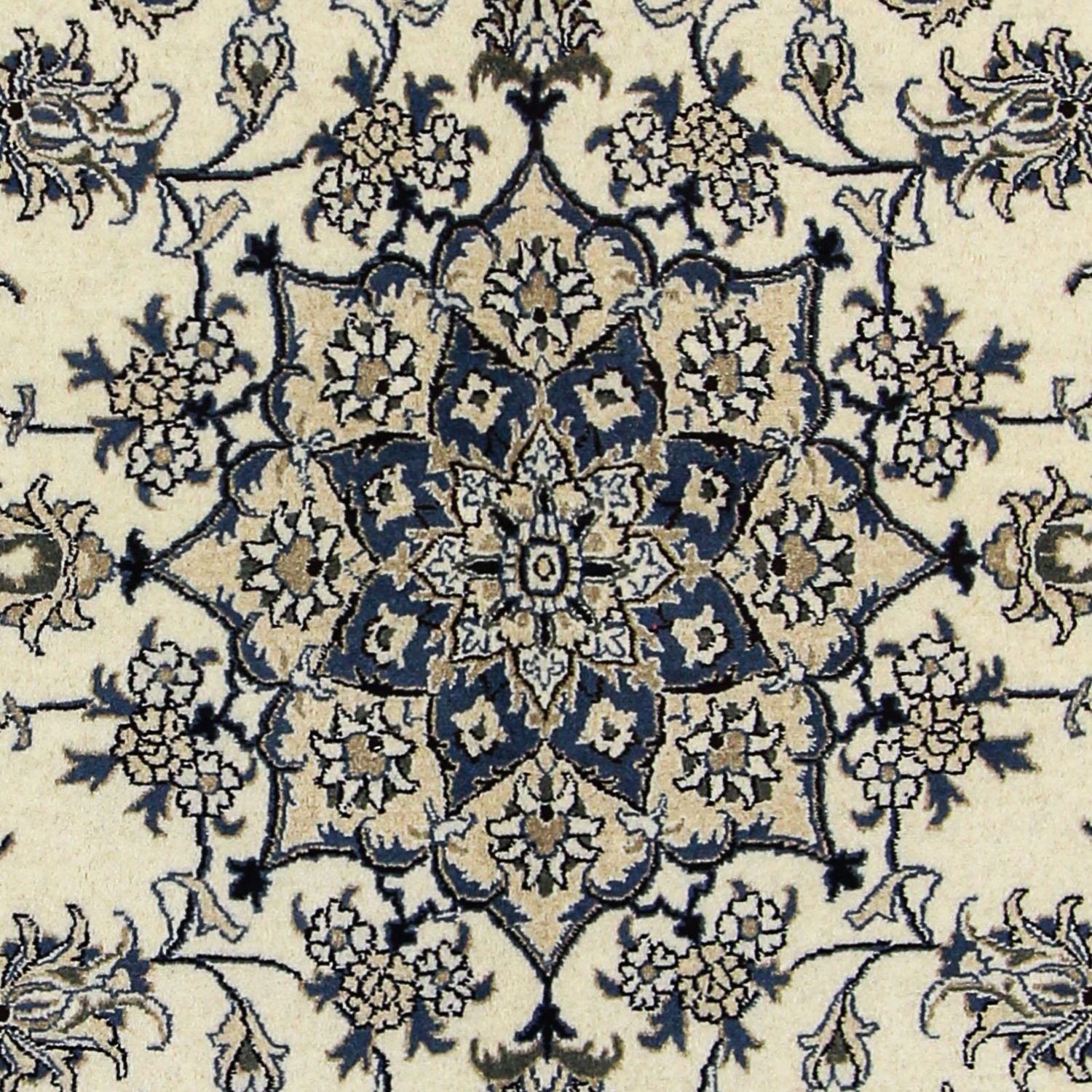 Persisk tæppe - Nain - 232 x 165 cm - beige