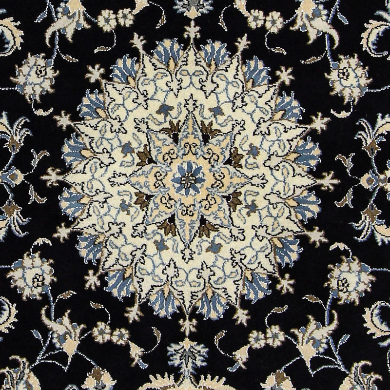 Persisk tæppe - Nain - 240 x 170 cm - mørkeblå