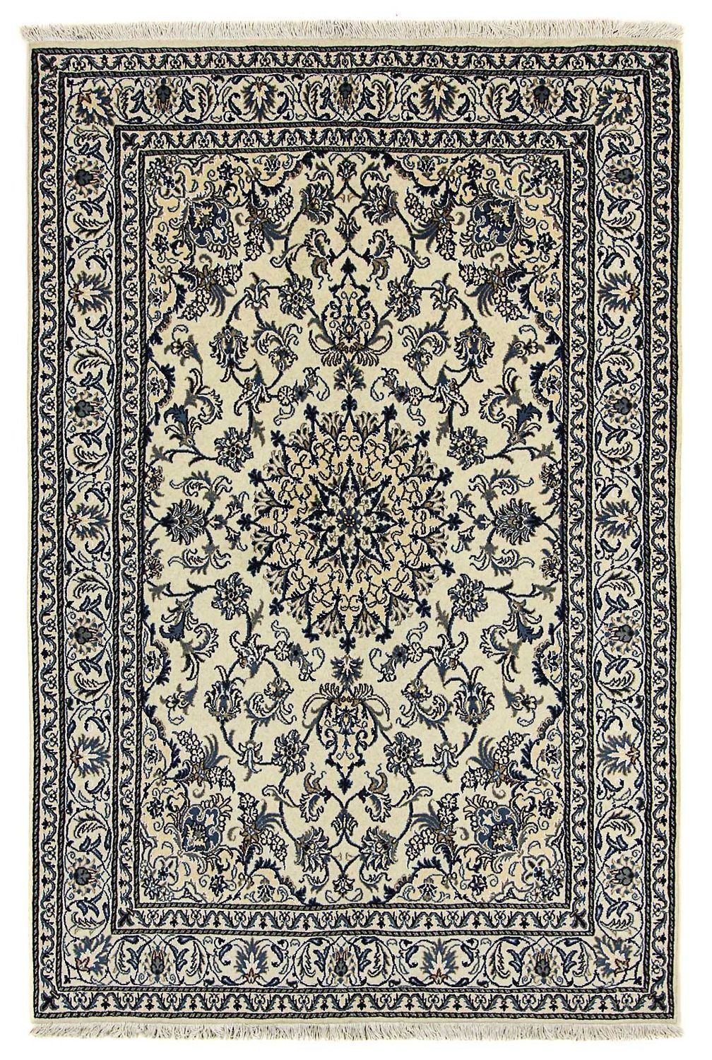 Persisk tæppe - Nain - 248 x 165 cm - beige