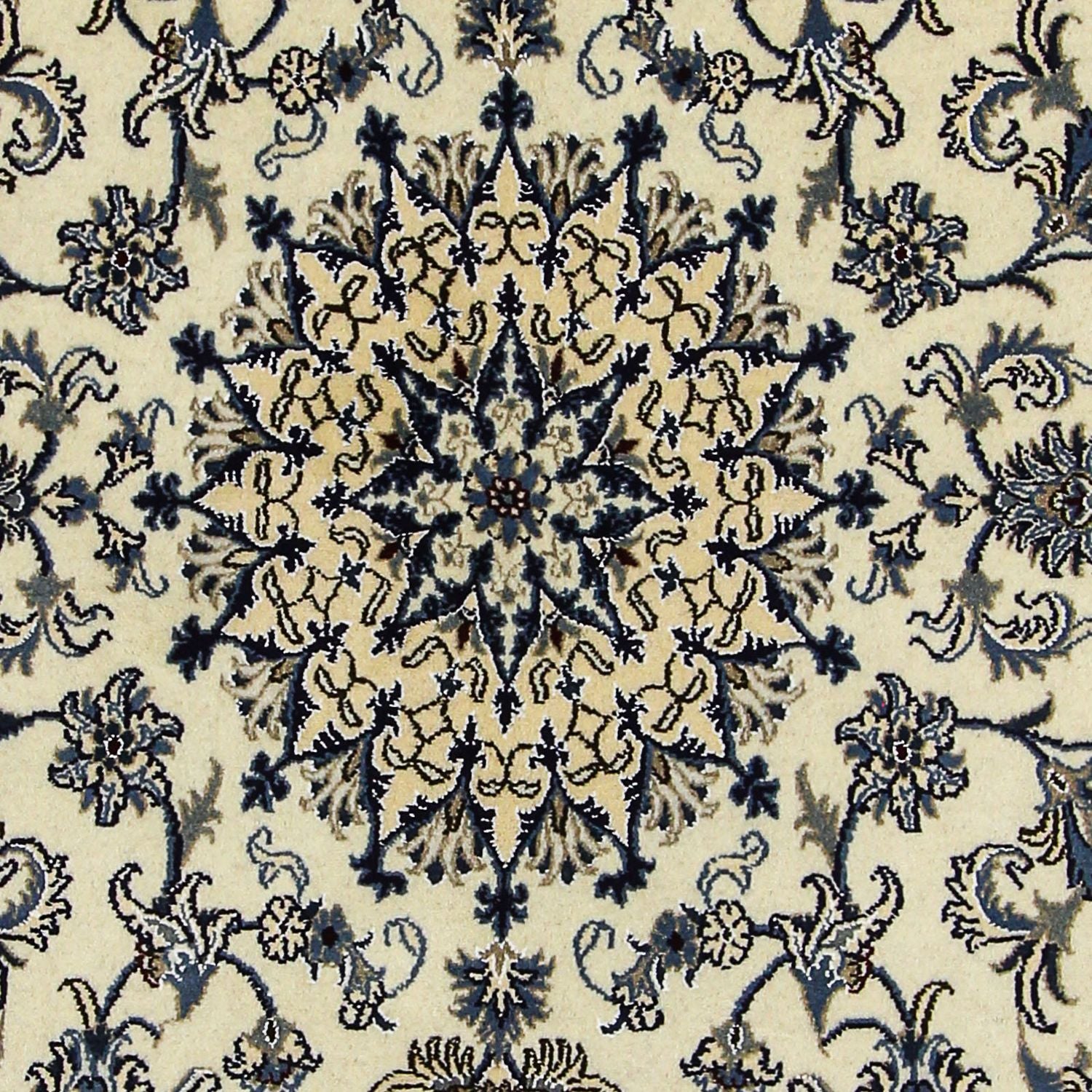 Persisk tæppe - Nain - 248 x 165 cm - beige