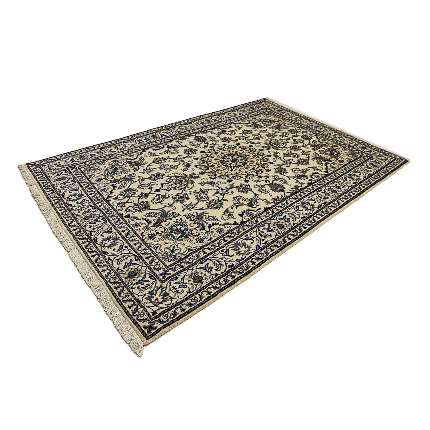 Persisk tæppe - Nain - 248 x 165 cm - beige
