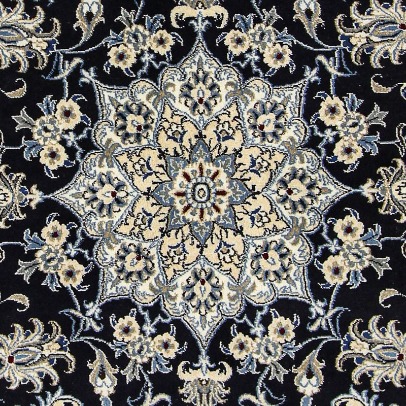 Persisk tæppe - Nain - 235 x 168 cm - mørkeblå