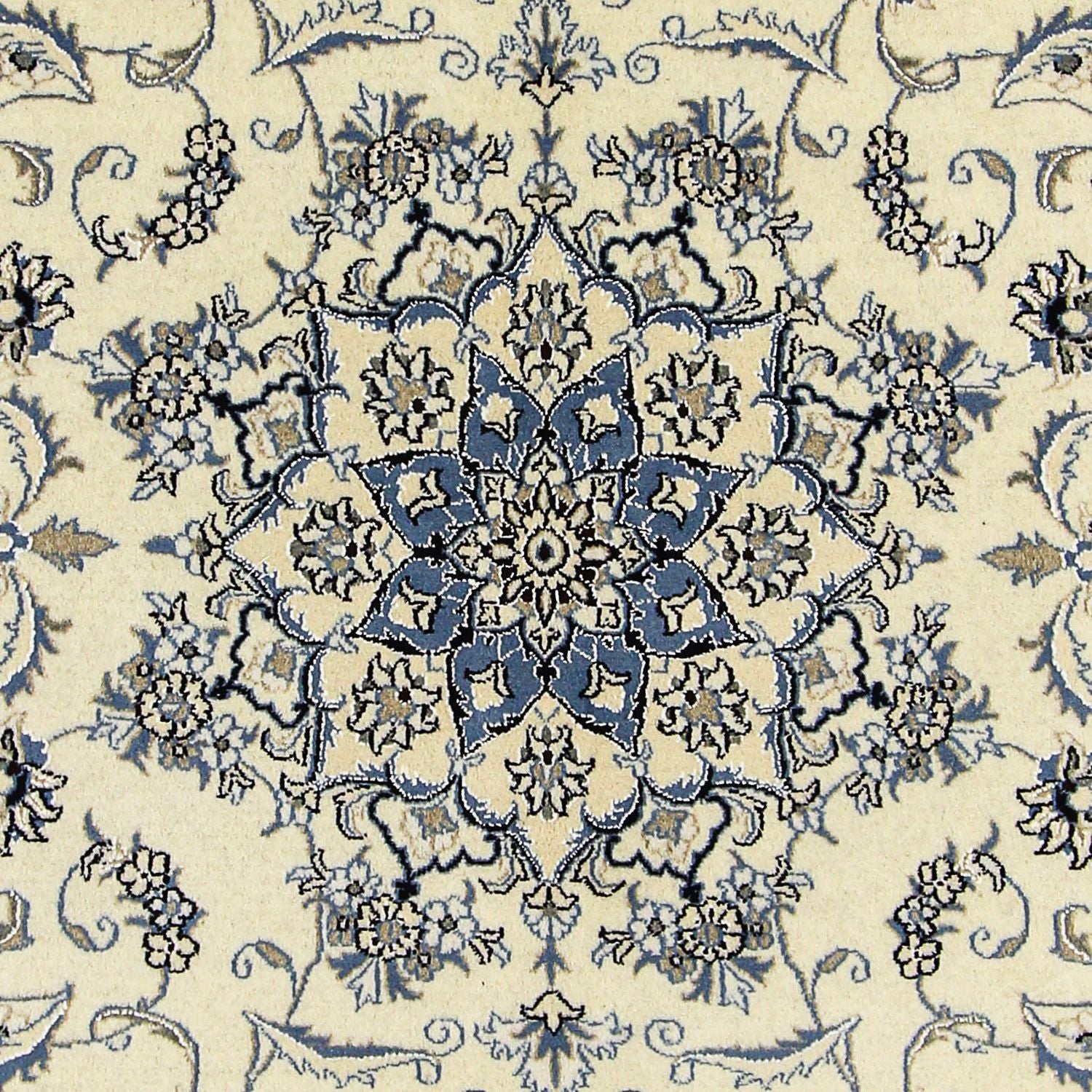 Persisk tæppe - Nain - 296 x 196 cm - beige