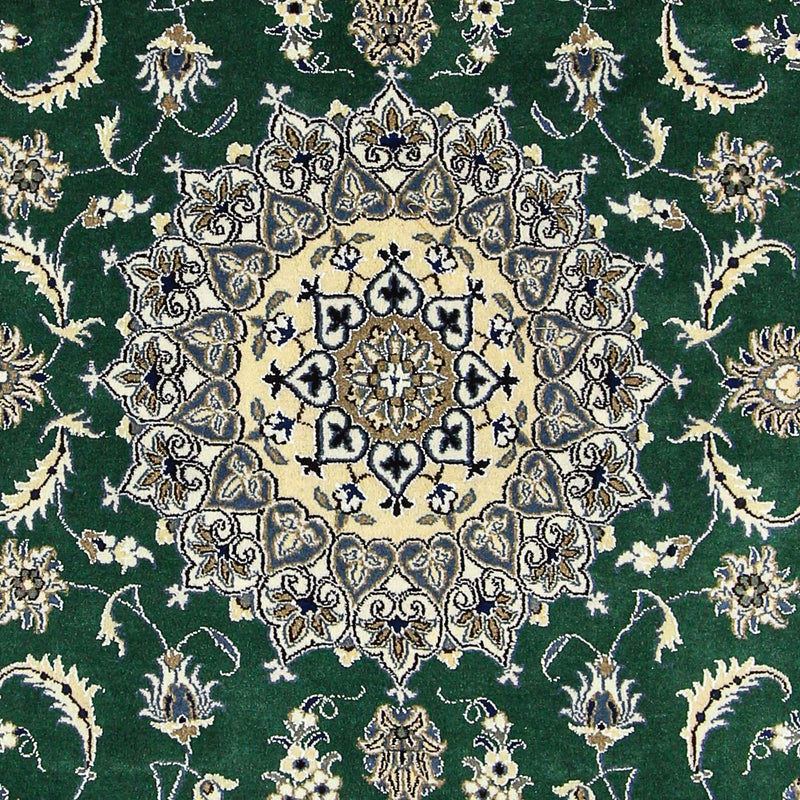 Persisk tæppe - Nain - 286 x 200 cm - mørkegrøn