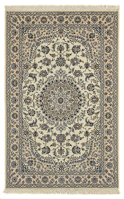 Persisk tæppe - Nain - Premium - 213 x 137 cm - beige