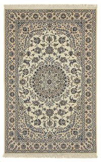 Persisk tæppe - Nain - Premium - 213 x 137 cm - beige