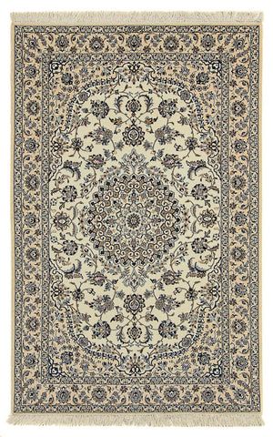 Persisk tæppe - Nain - Premium - 213 x 137 cm - beige