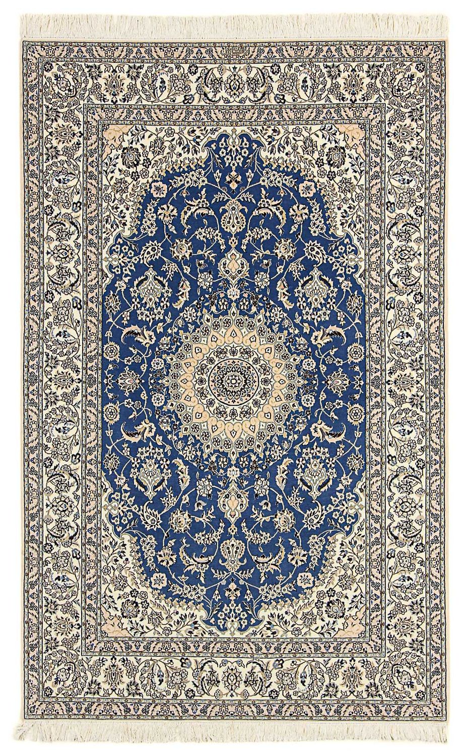 Persisk tæppe - Nain - Premium - 239 x 149 cm - blå