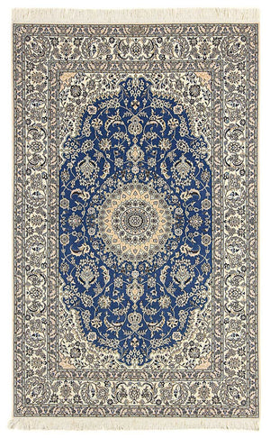 Persisk tæppe - Nain - Premium - 239 x 149 cm - blå