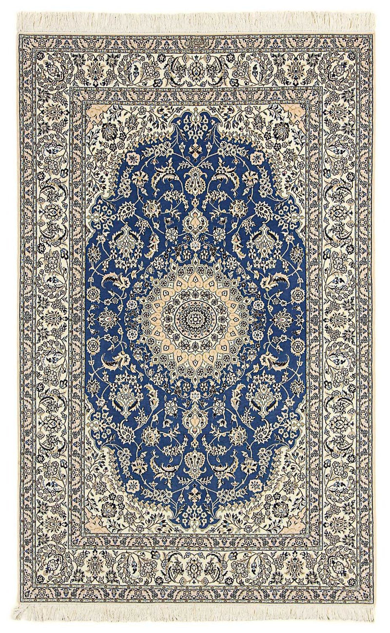 Persisk tæppe - Nain - Premium - 239 x 149 cm - blå