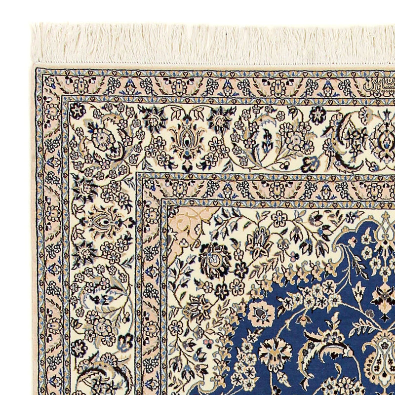 Persisk tæppe - Nain - Premium - 239 x 149 cm - blå