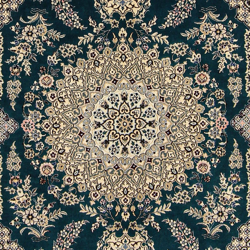 Persisk tæppe - Nain - Premium - 234 x 156 cm - mørkeblå