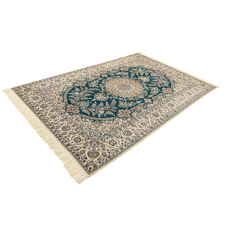 Persisk tæppe - Nain - Premium - 234 x 156 cm - mørkeblå