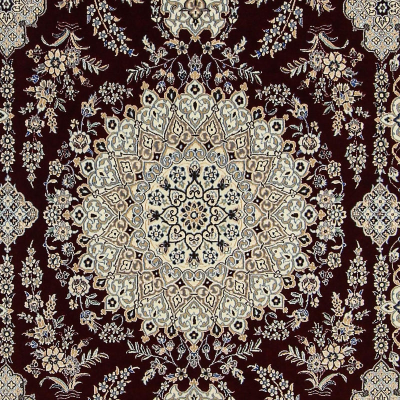 Persisk tæppe - Nain - Premium - 245 x 151 cm - mørkeblå
