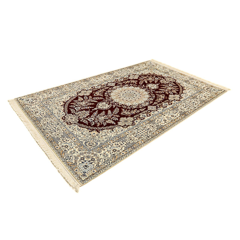 Persisk tæppe - Nain - Premium - 245 x 151 cm - mørkeblå