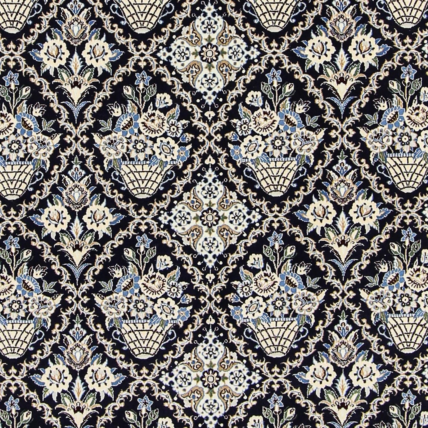 Persisk tæppe - Nain - Premium - 243 x 151 cm - beige
