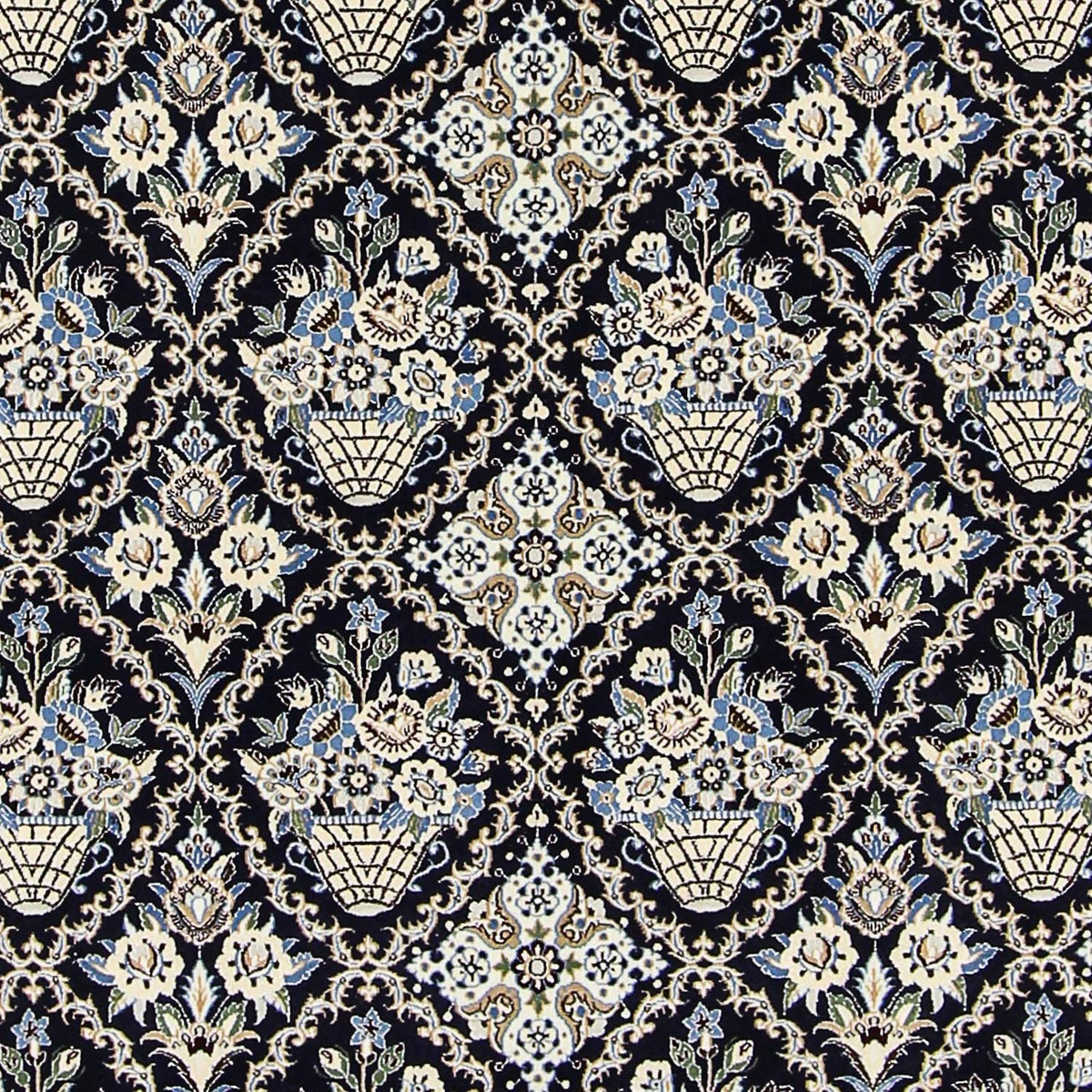 Persisk tæppe - Nain - Premium - 243 x 151 cm - beige