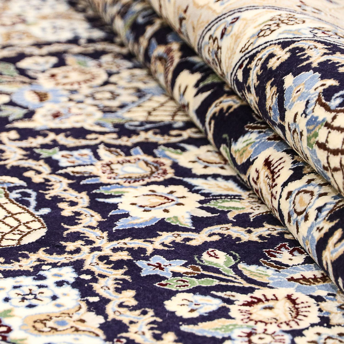 Persisk tæppe - Nain - Premium - 243 x 151 cm - beige