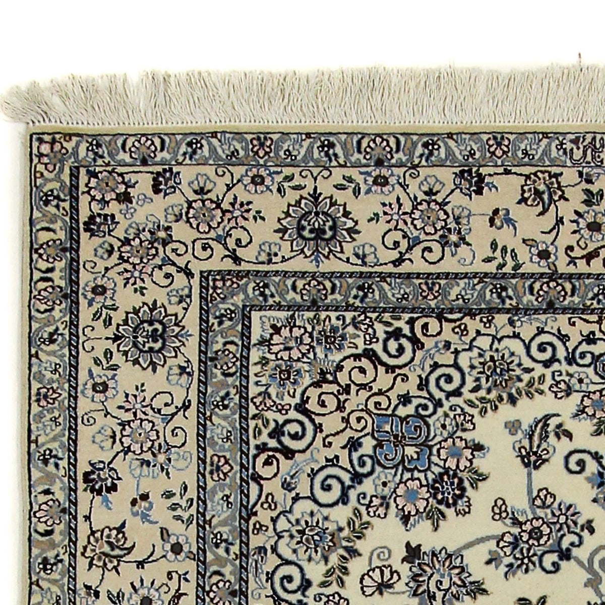 Persisk tæppe - Nain - Premium - 183 x 133 cm - beige