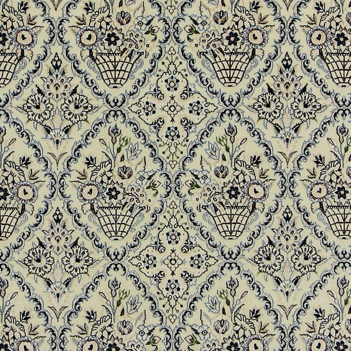 Persisk tæppe - Nain - Premium - 226 x 152 cm - beige