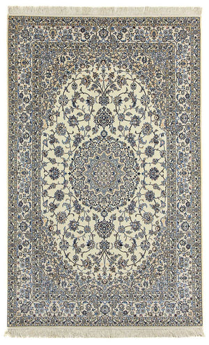 Persisk tæppe - Nain - Premium - 255 x 160 cm - beige