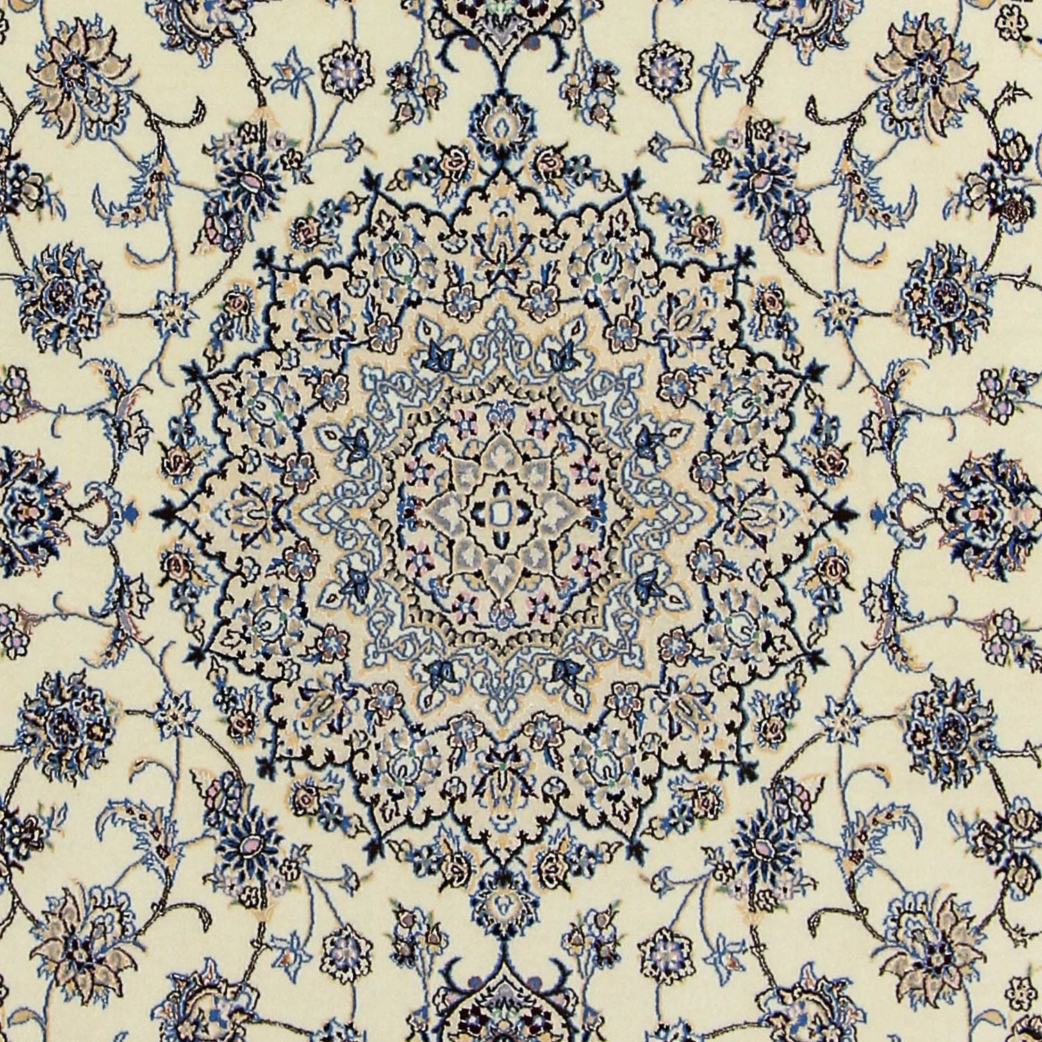 Persisk tæppe - Nain - Premium - 255 x 160 cm - beige