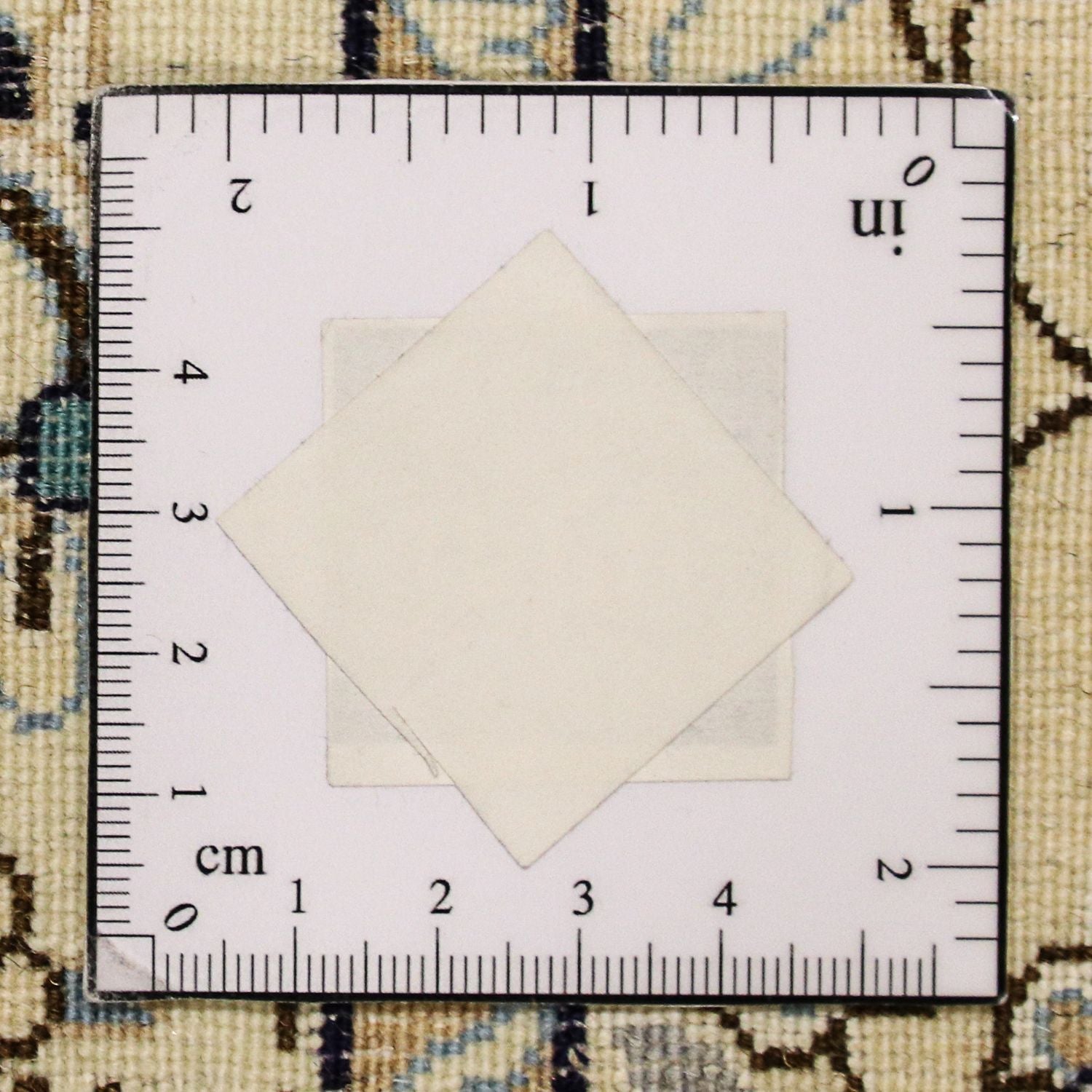 Persisk tæppe - Nain - Premium firkantet  - 207 x 206 cm - mørkerød