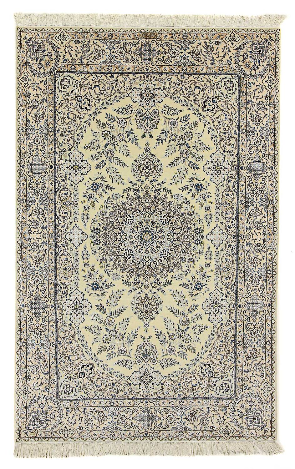 Persisk tæppe - Nain - Premium - 247 x 154 cm - beige