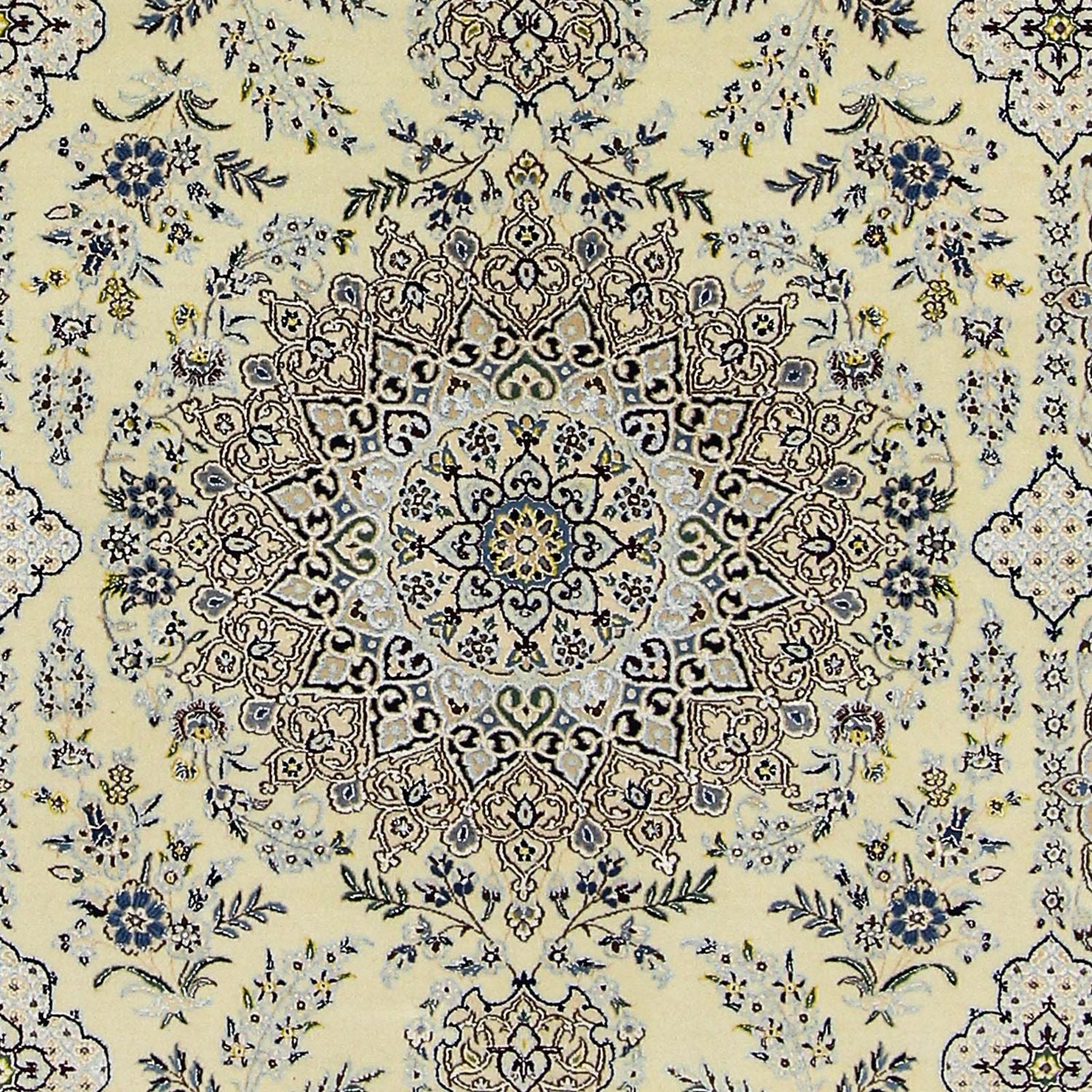Persisk tæppe - Nain - Premium - 247 x 154 cm - beige
