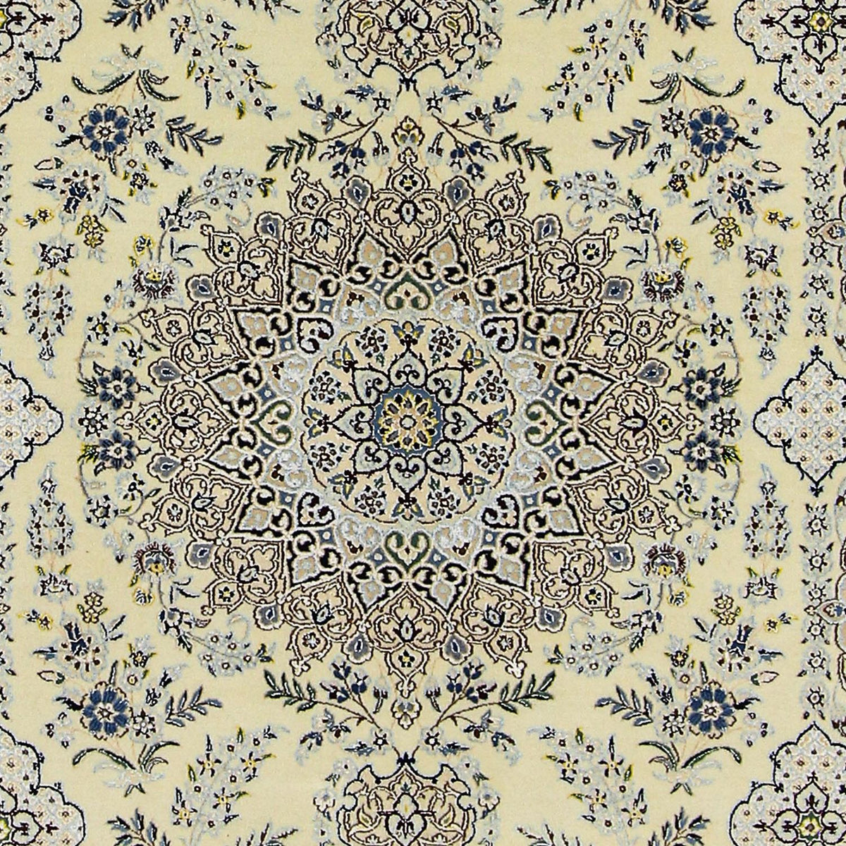 Persisk tæppe - Nain - Premium - 247 x 154 cm - beige