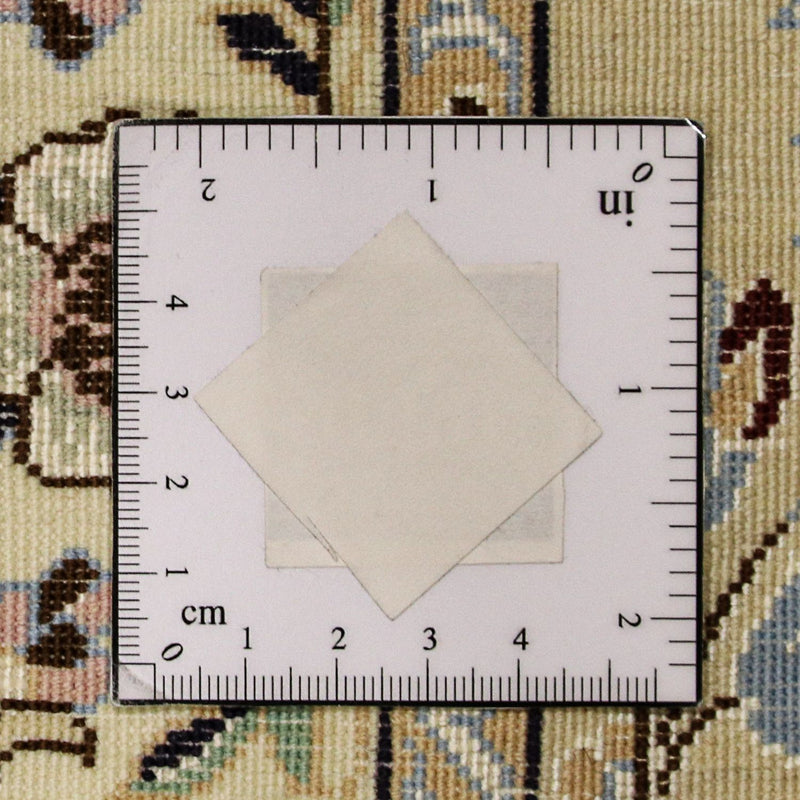Persisk tæppe - Nain - Premium firkantet  - 205 x 205 cm - beige