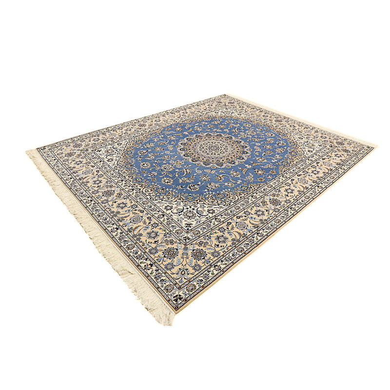 Persisk tæppe - Nain - Premium - 255 x 206 cm - blå